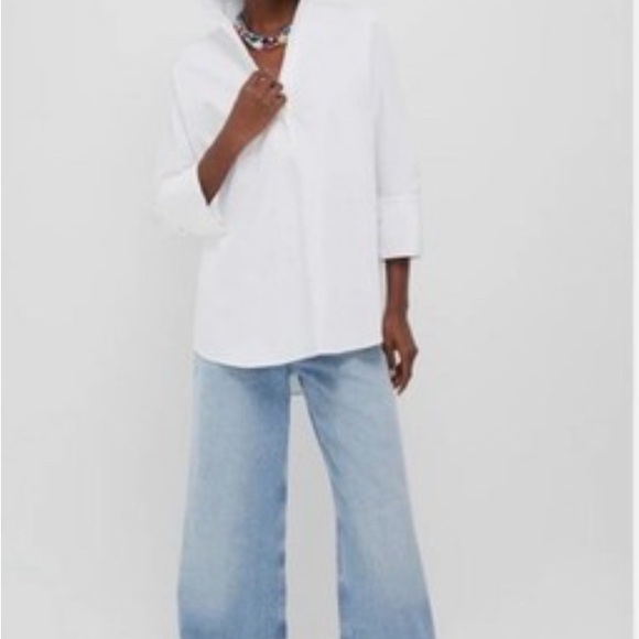 M Tuckernuck White Button Down Willow Shirt NWT - Picture 3 of 4